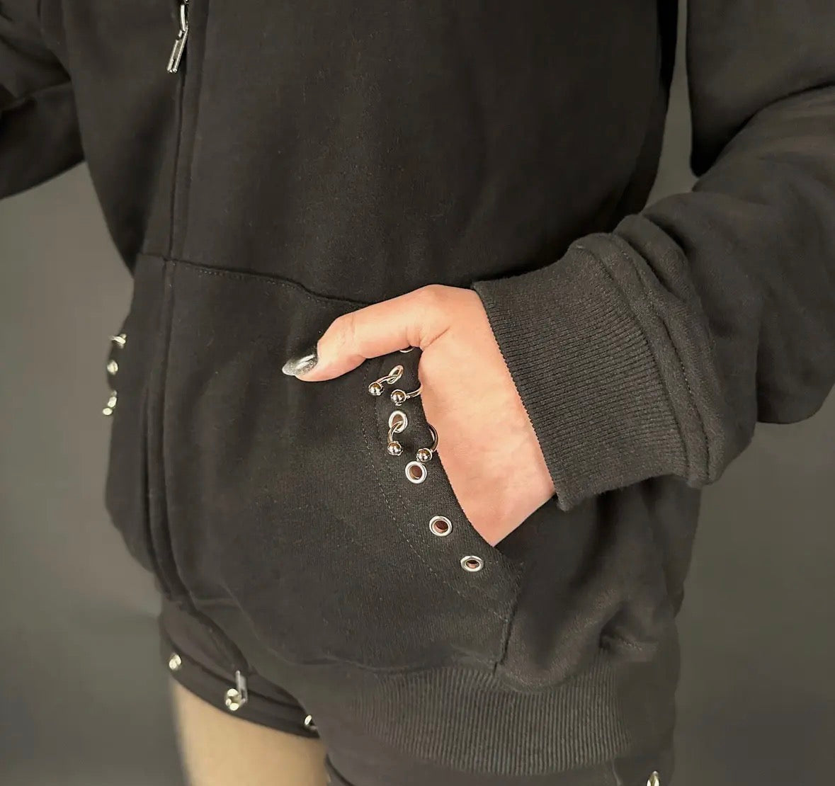 Wicked Misfit Fur-Lined Hoodie