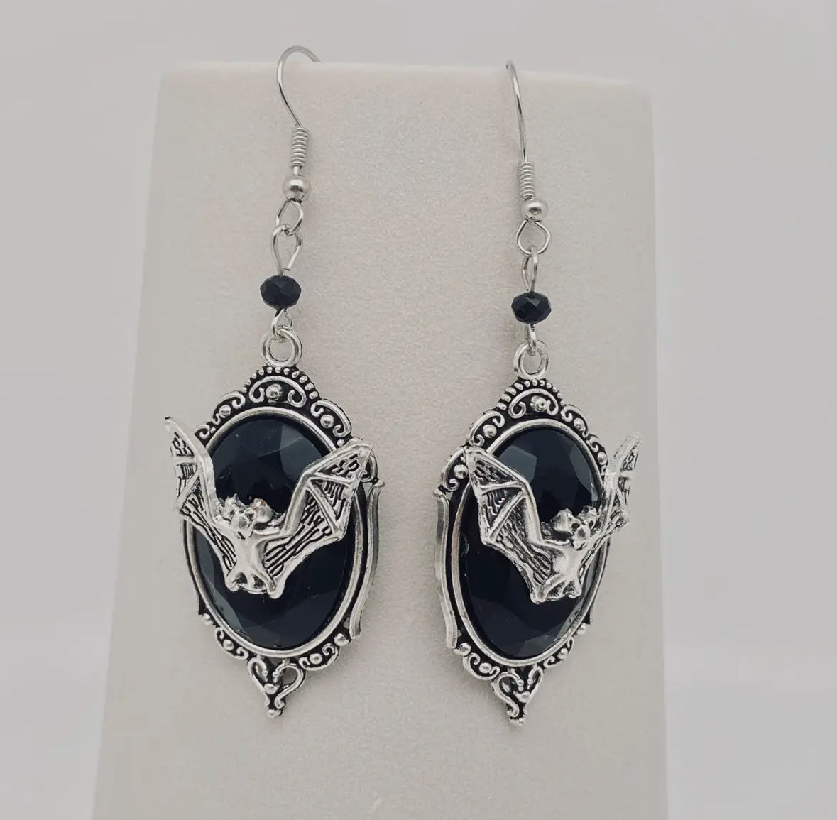 Gothic Bat Earrings