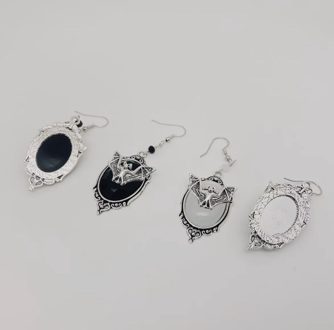 Gothic Bat Earrings