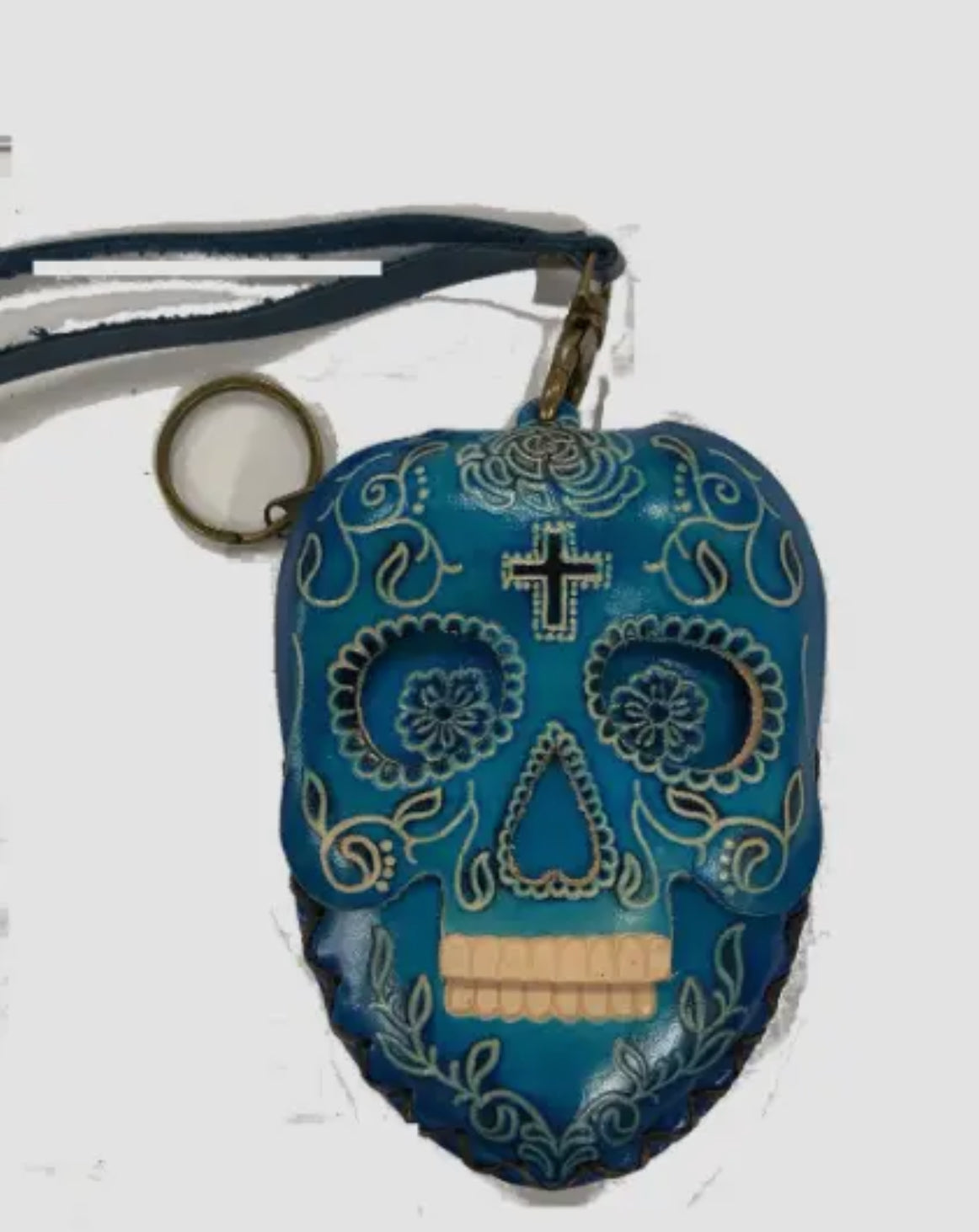 Leather Skull Coin Purse