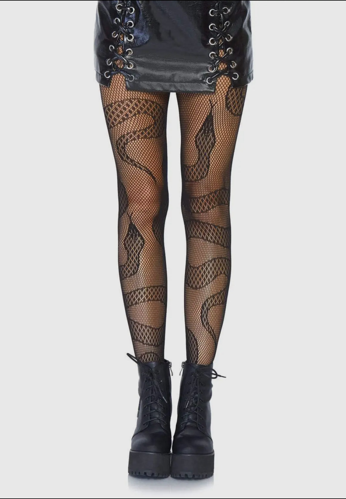 Snake Net Tights