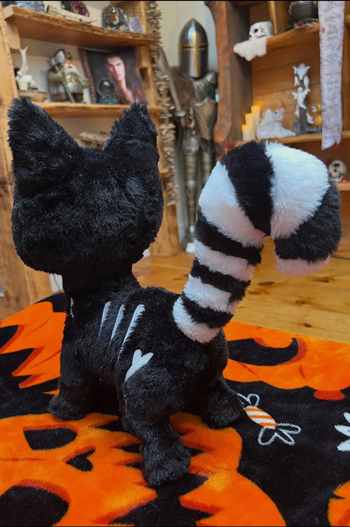 Skelekitty Plush Toy