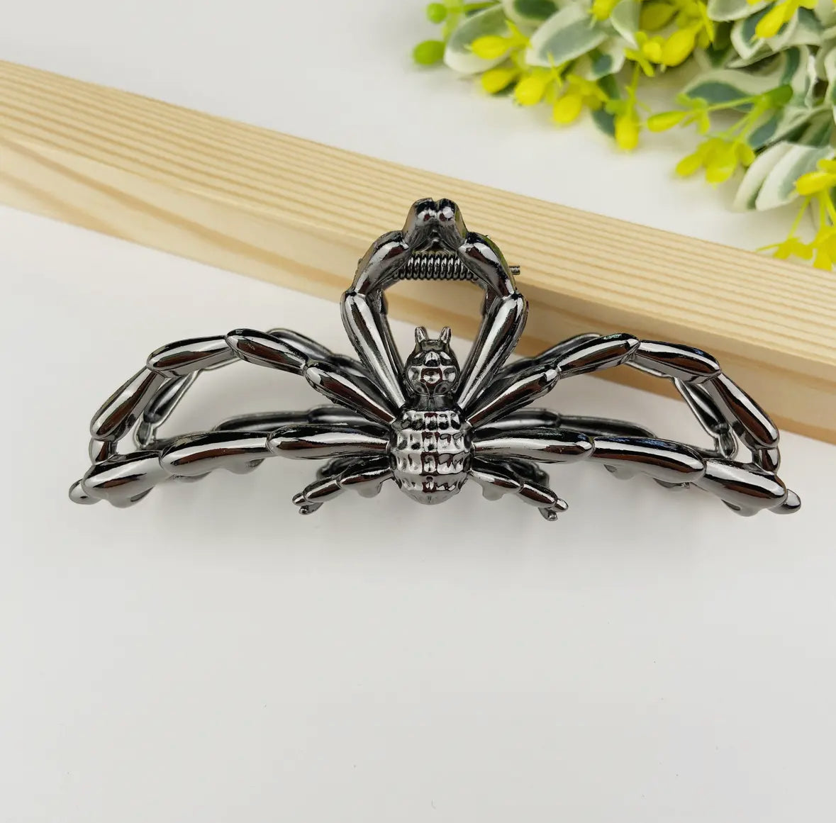 wide Spider Metal Hair Claw