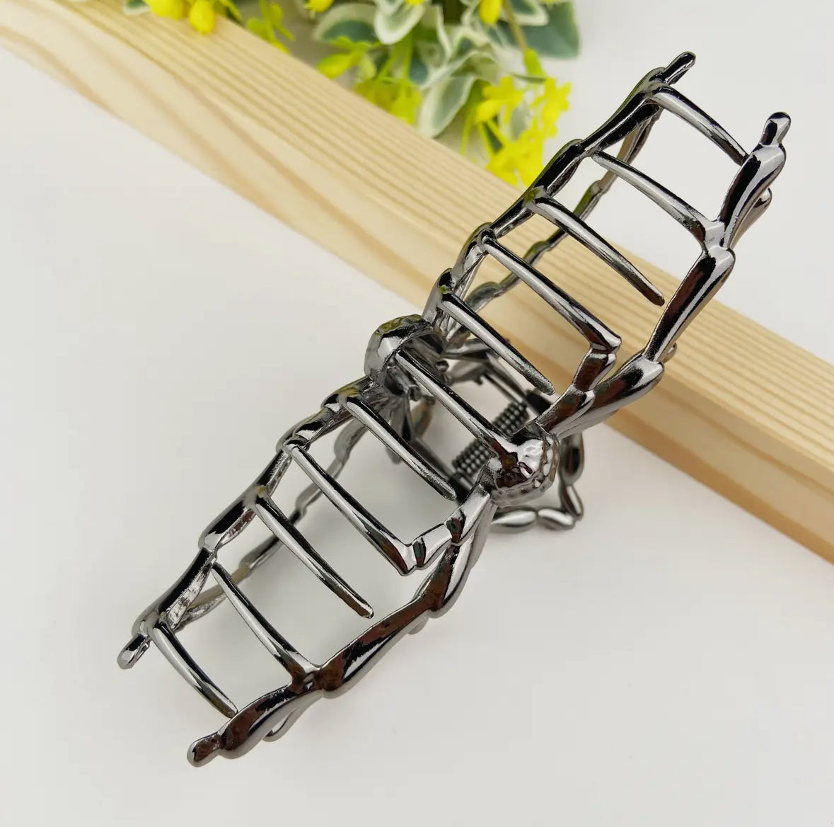 wide Spider Metal Hair Claw