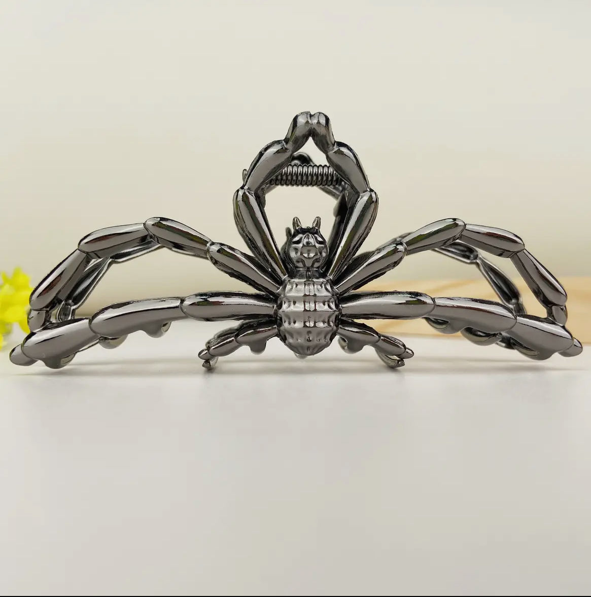 wide Spider Metal Hair Claw