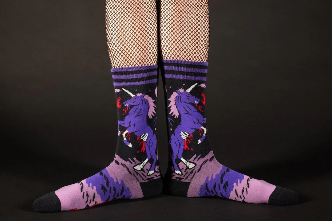 Evil Af Unicorn Socks