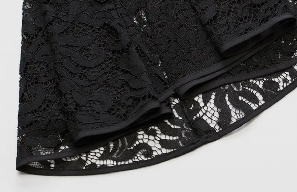 Lace Sleeve Blazer/Dress