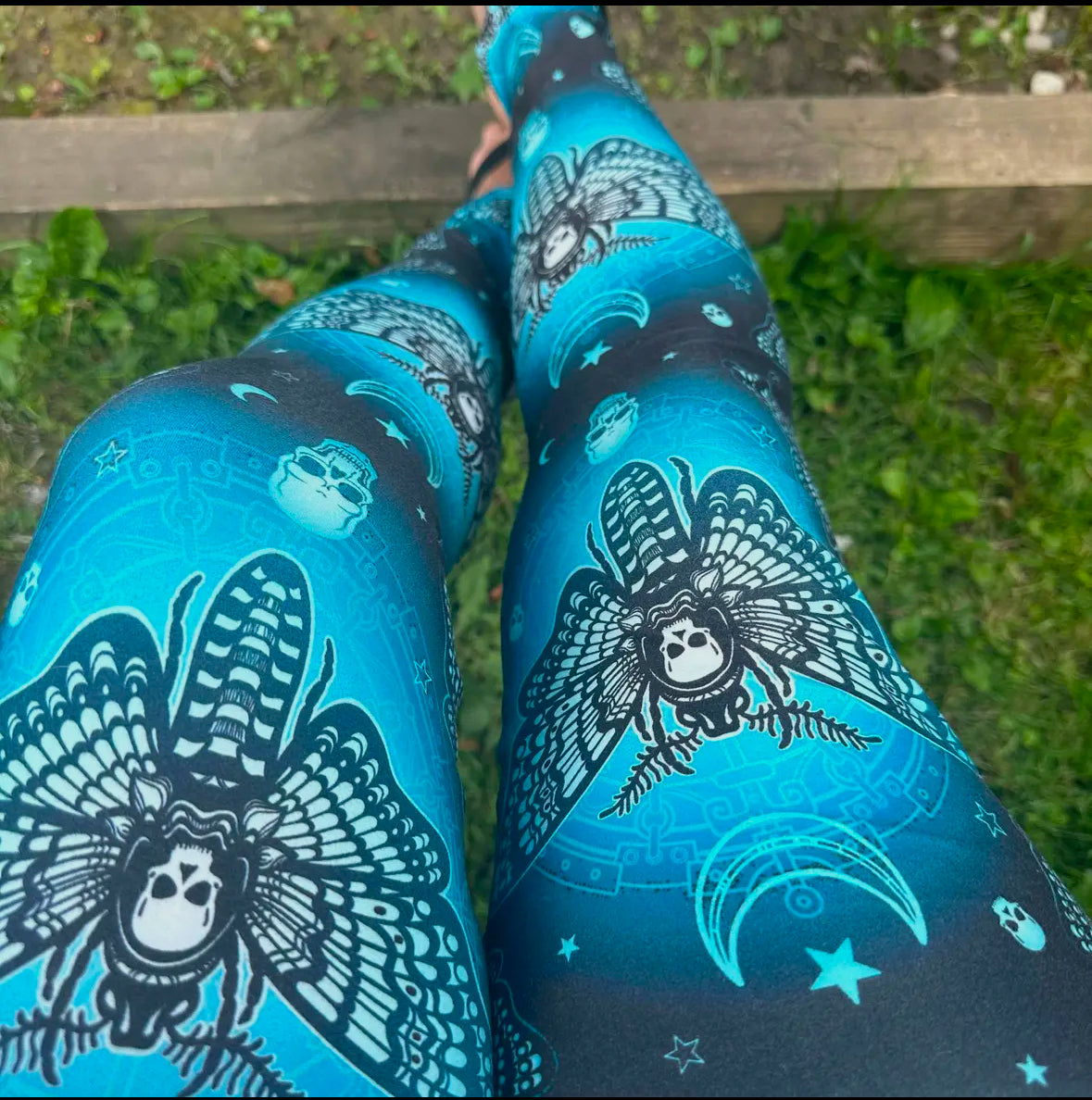 luna moth leggings