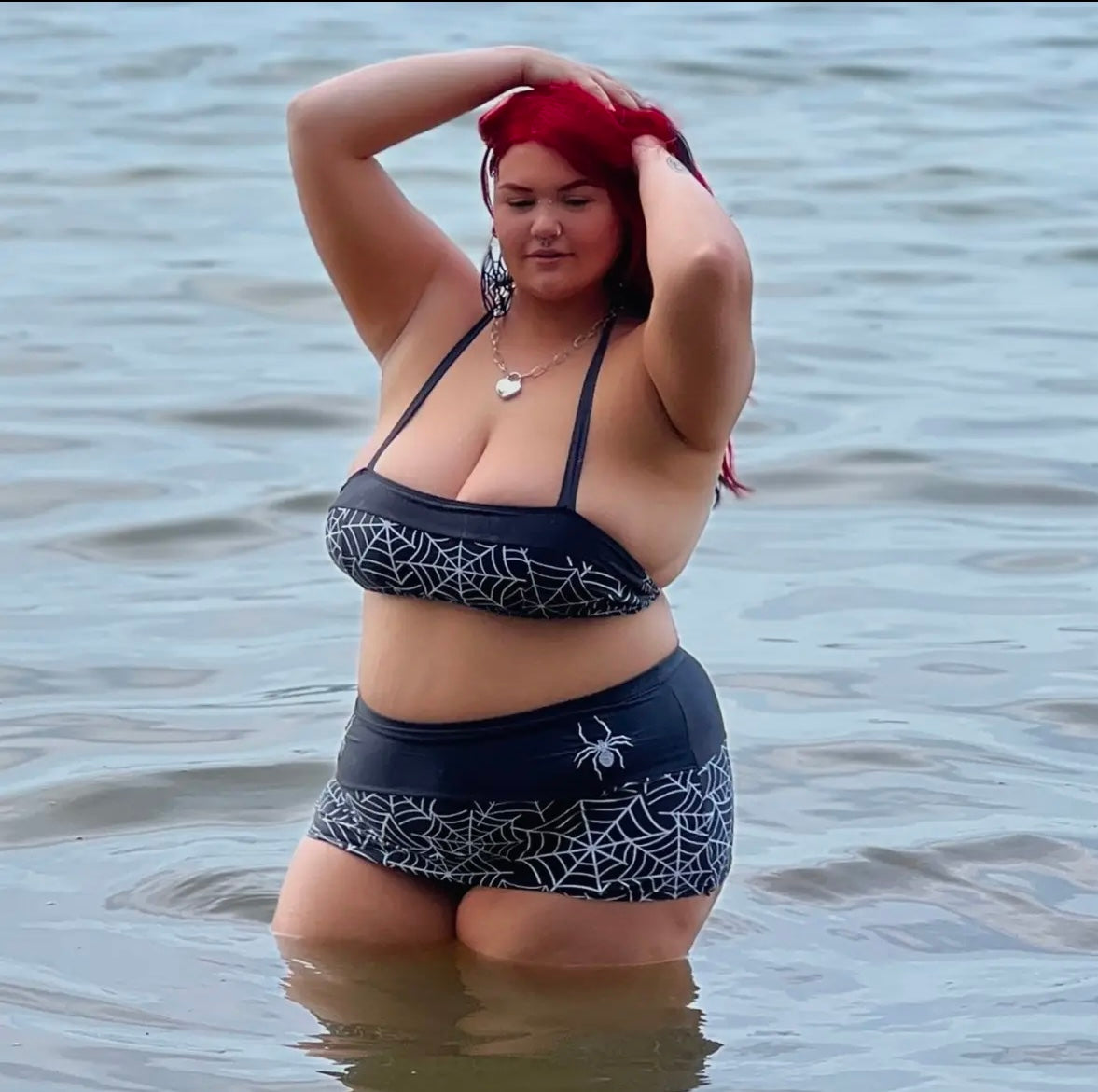 spider two piece swim