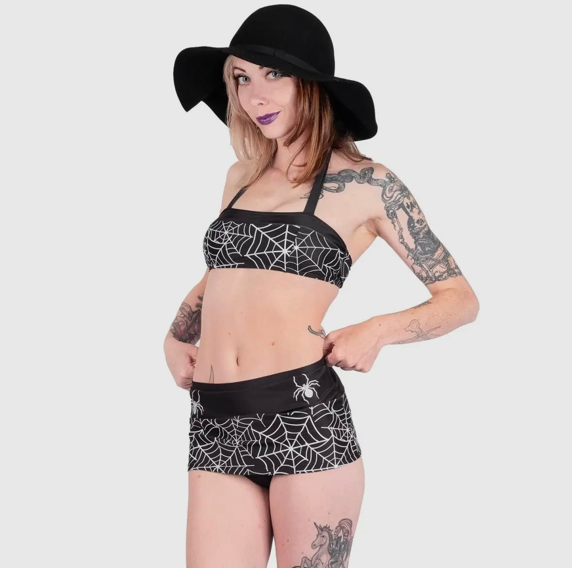 spider two piece swim