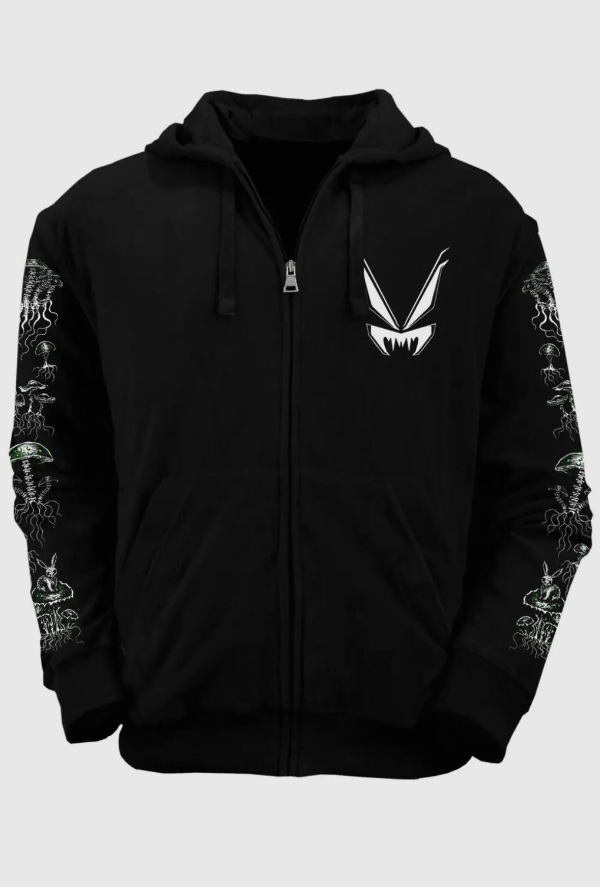 Dark Cottage Zip Up Hoodie
