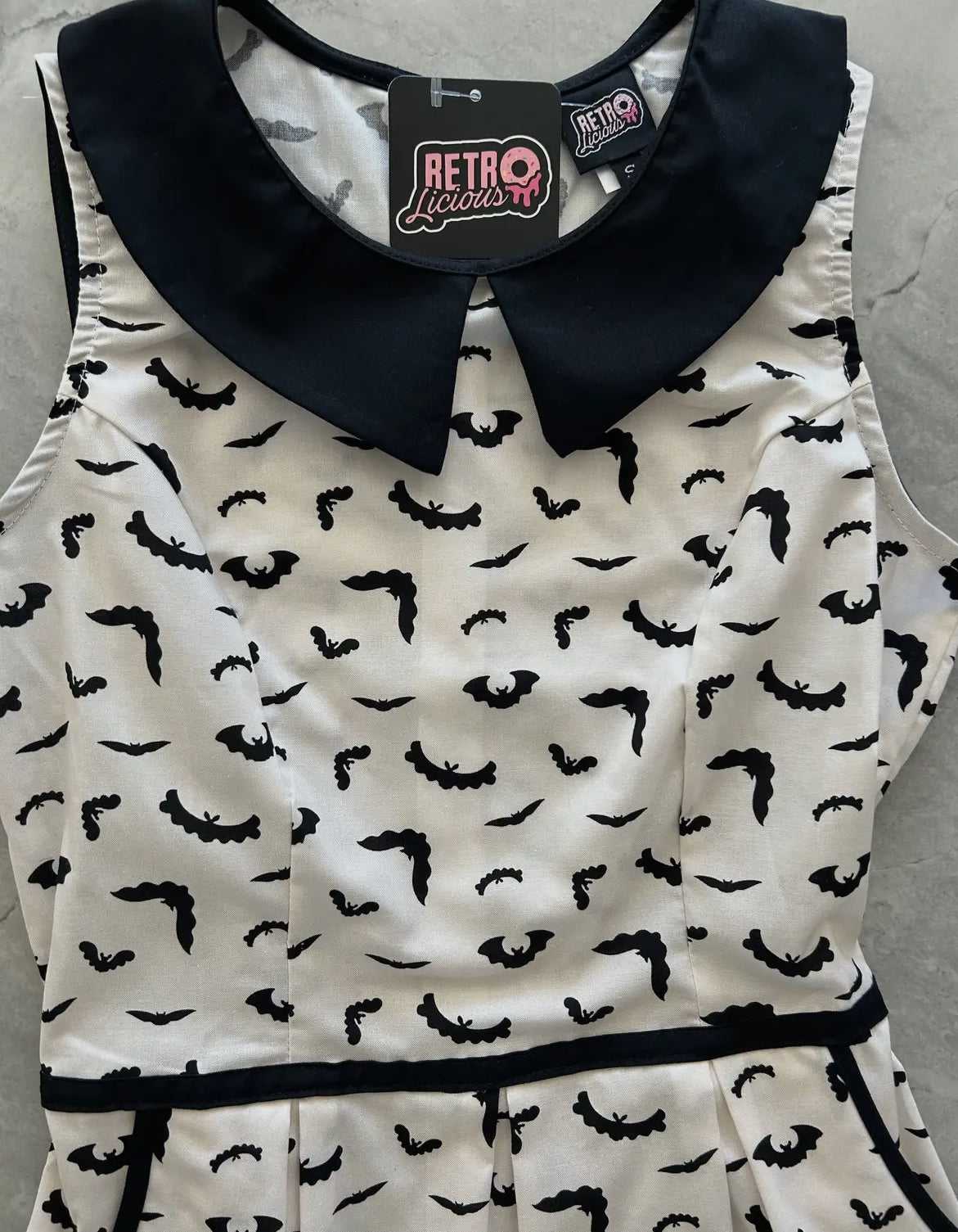 Bat Collared Dress