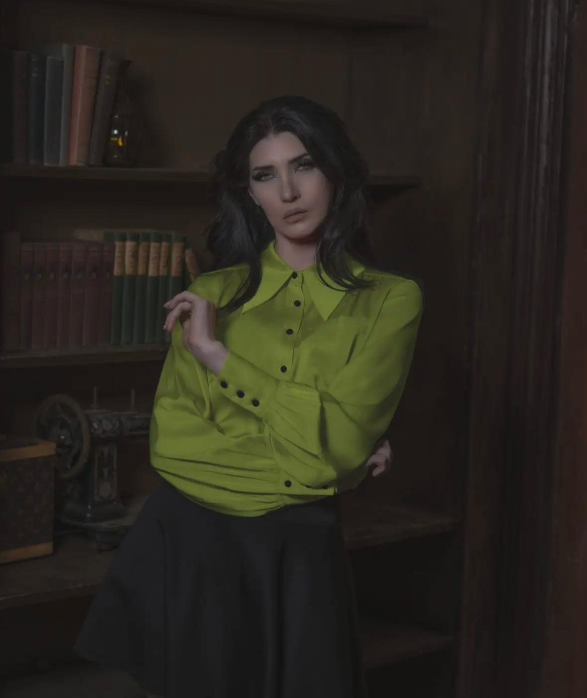 Gods and monsters button up