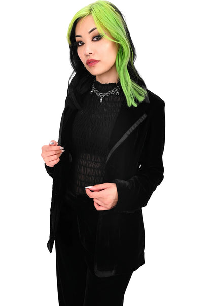 Eileen Velvet Blazer