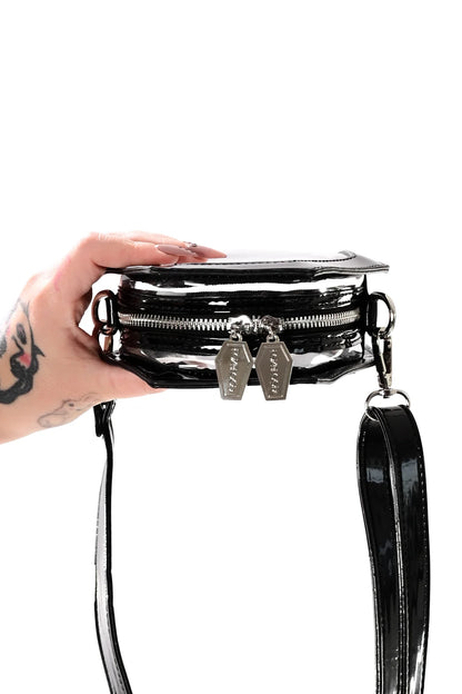 Clear Coffin Crossbody bag