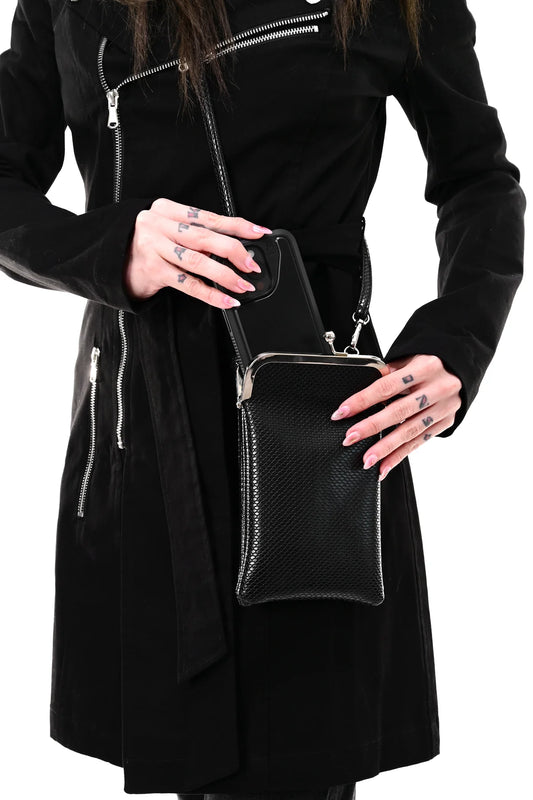 Mini Crossbody Bag Apple Leather