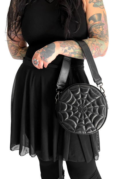 Convertible web crossbody bag