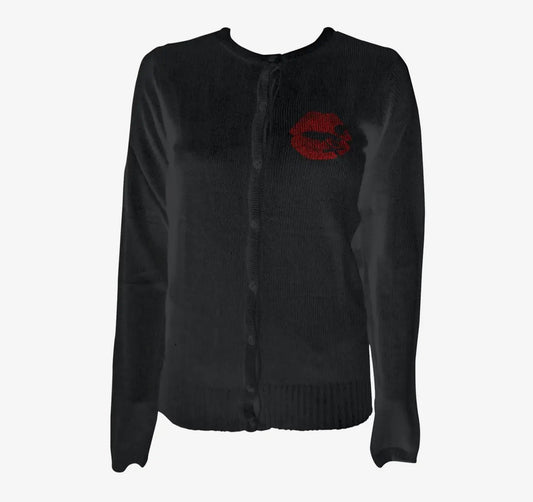 Red Kiss Of Death Cardigan
