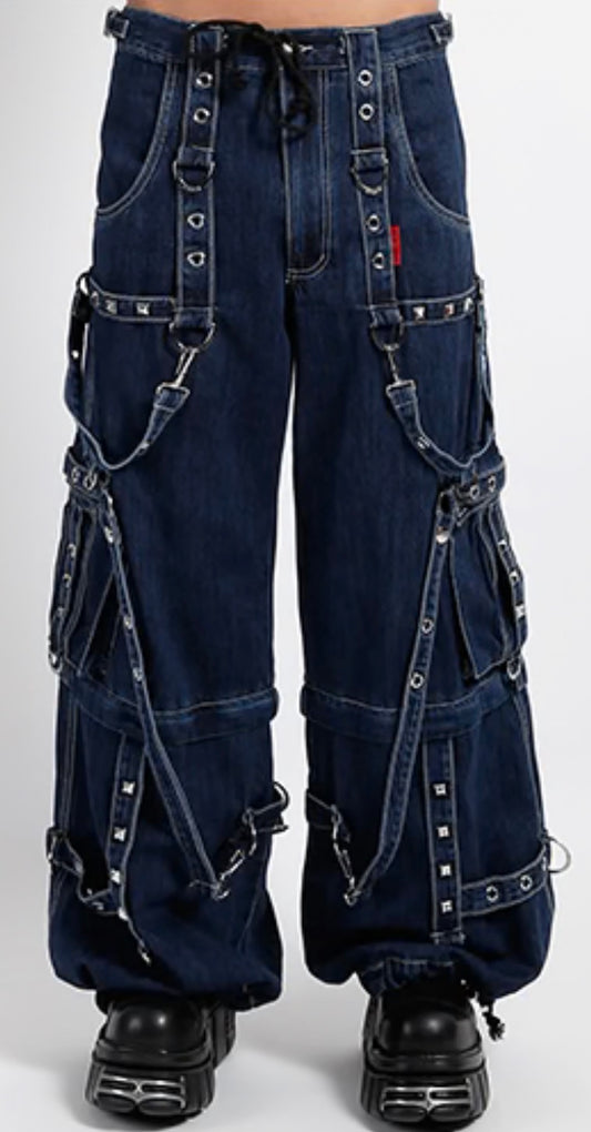 Strap Denim Dark Street W/Studs