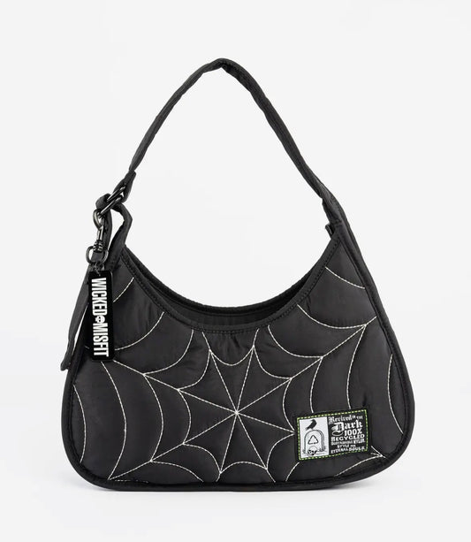 Black/White web Shoulder Bag