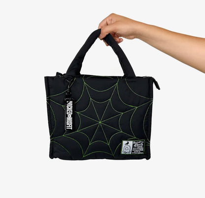 Spiderweb Puff Tote Green