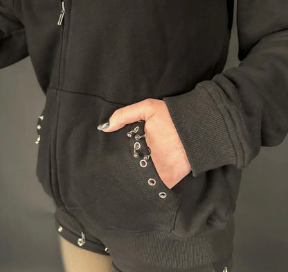 Wicked Misfit Fur-Lined Hoodie