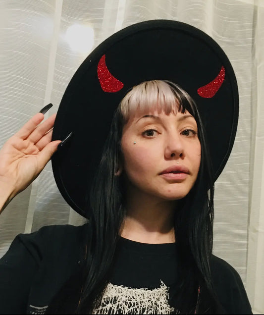 Devil Felt Hat