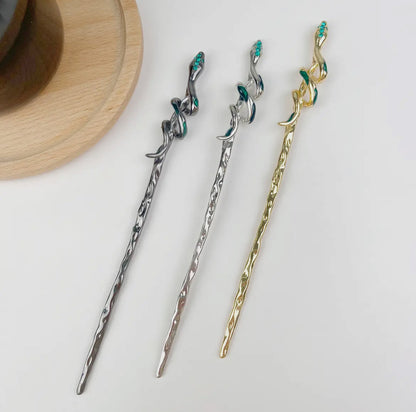 snake hair pin