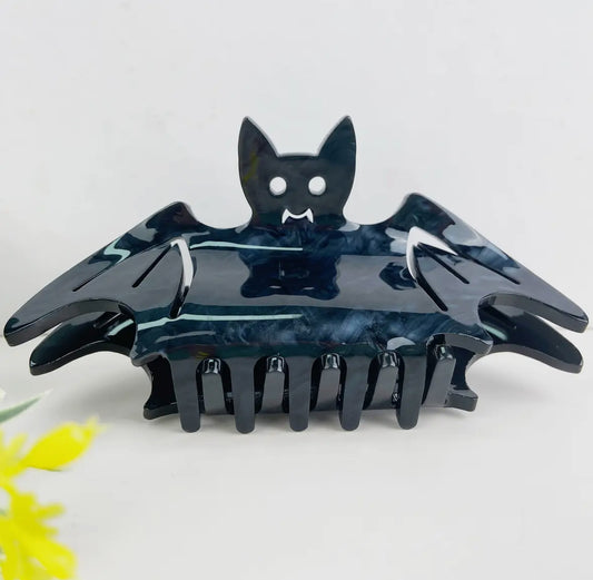 Halloween Bat Hair Claw Large