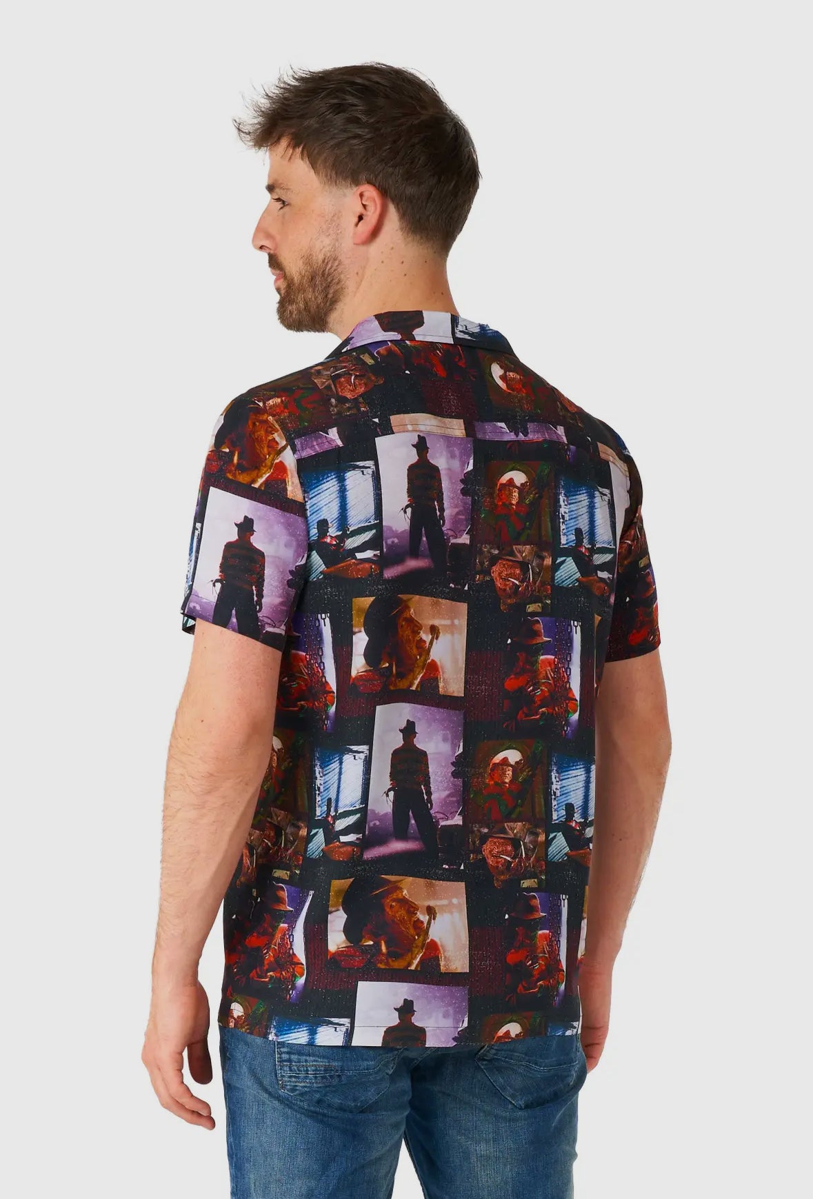 Nightmare On Elm St. Button Up