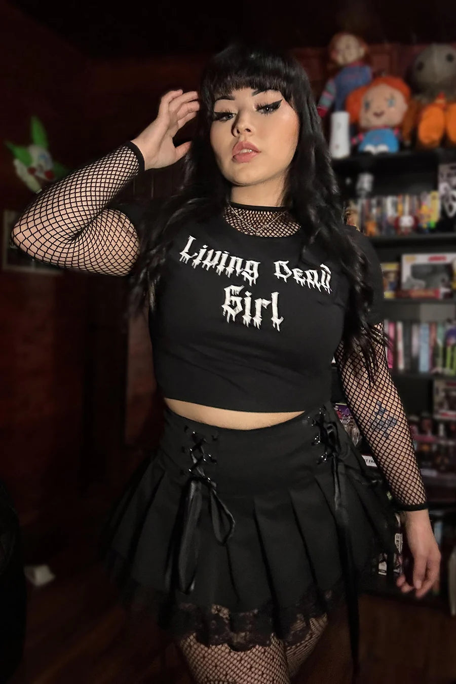 Living Dead Girl Crop