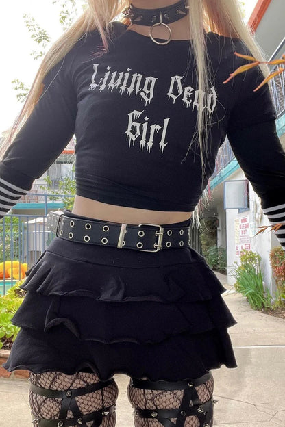 Living Dead Girl Crop