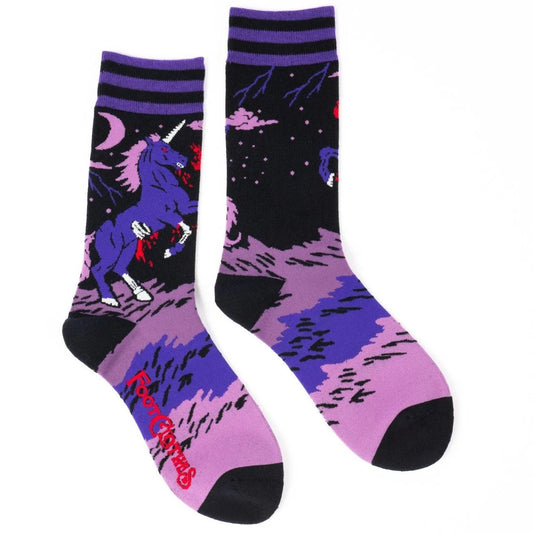 Evil Af Unicorn Socks