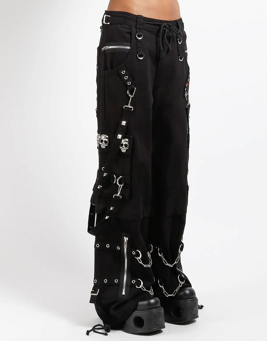 Tripp Skull Stud Black Denim Pant