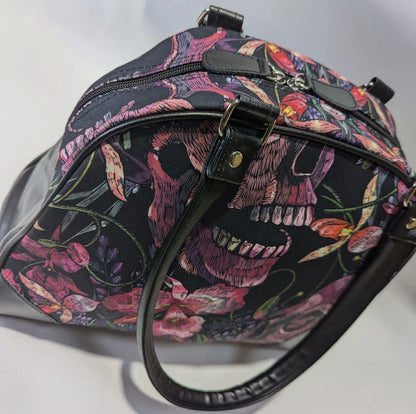 Skulls and Flowers Purse