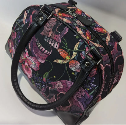 Skulls and Flowers Purse