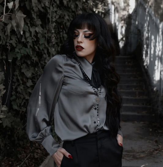 Silver Spectre Button Down