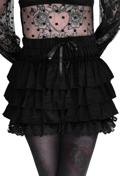 Black Ruffle Bloomers