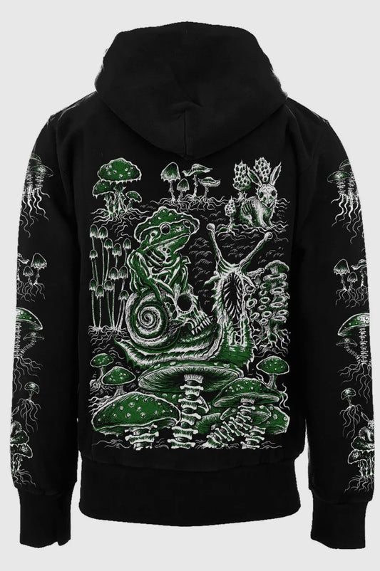 Dark Cottage Zip Up Hoodie