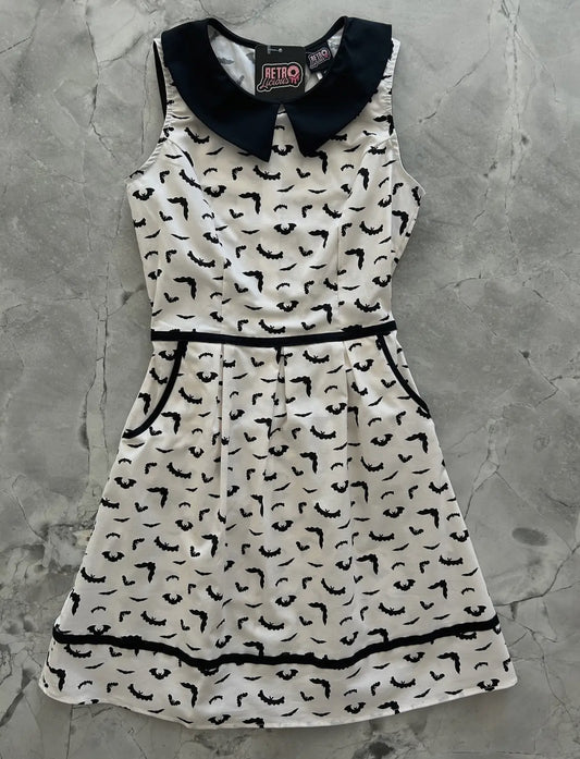 Bat Collared Dress