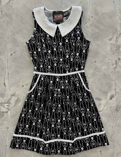 Skeleton Collared Dress