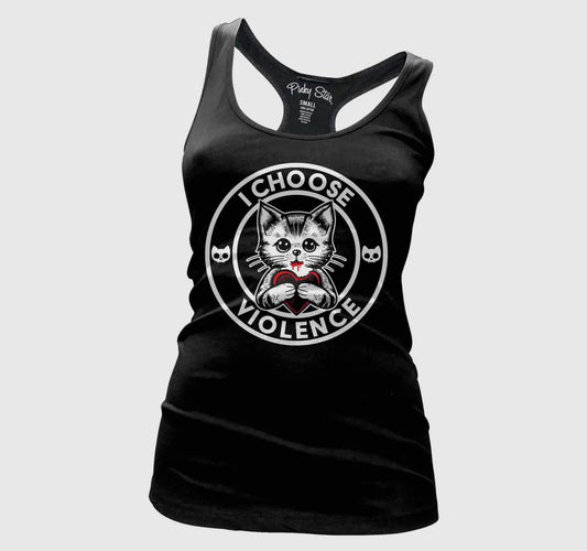Choose Violence Racer Tank