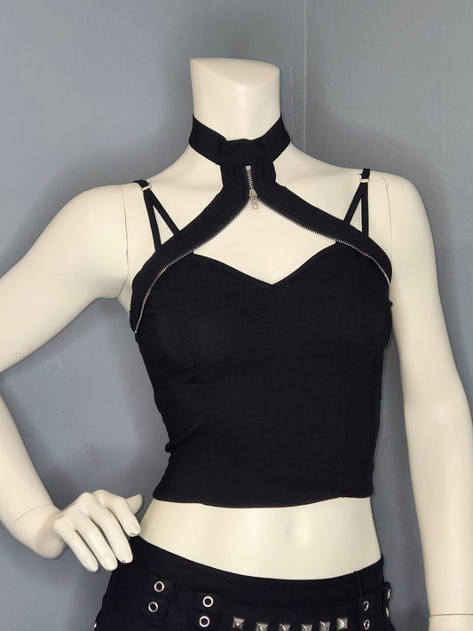 Halter Zip Tank